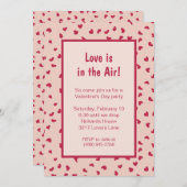 Hört rund um das Party des Pfirsiches Einladung (Vorne/Hinten)