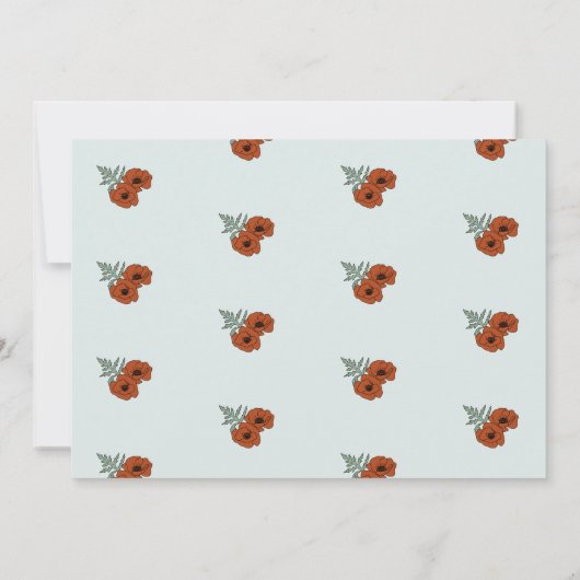 Hört Save the Date Hochzeit Einladung (Rückseite)