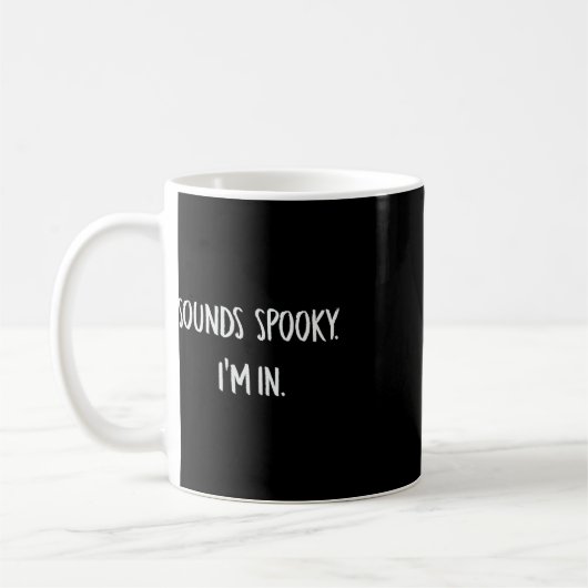 Hört sich unangenehm an, ich bin in Halloween Love Kaffeetasse (Links)