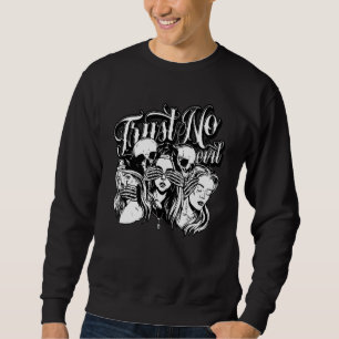 Hört, spricht kein böse Schädelköpfe vertrauen dem Sweatshirt