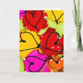 Hört überall Lovitude Vielen Dank Note Card Dankeskarte (Vorderseite)