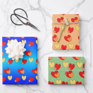 Hört zu. BG-Farbumhüllungspapierblätter Geschenkpapier Set