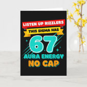 Hört zu, Rizzlers, dieses Sigma hat 67 Aura-Energi Karte (Gelbe Blume)