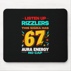 Hört zu, Rizzlers, dieses Sigma hat 67 Aura-Energi Mousepad