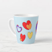 Hört zu. Text BEST MAMA Latte Tasse (Linke Ecke)