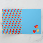 Hört zu. Textgrüßkarte Karte (Innenseite)