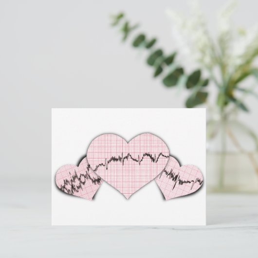 Hört zusammen postkarte (Stehend Vorderseite)