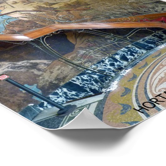 Horta House Brüssel Poster (Ecke)