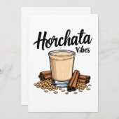 Hortacha Vibes Spanish Mexican Drink Lovers Einladung (Vorne/Hinten)
