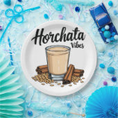 Hortacha Vibes Spanish Mexican Drink Lovers Pappteller (Party)
