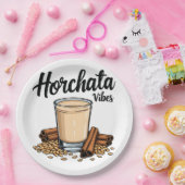 Hortacha Vibes Spanish Mexican Drink Lovers Pappteller (Party)