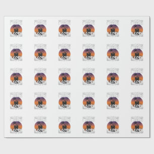 Hörte Korken knallen Halloween Spukhaus Korkenzieh Geschenkpapier