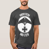 Horten HO 229 Flying Wing Warbird Luftwaffe Gesche T-Shirt (Vorderseite)