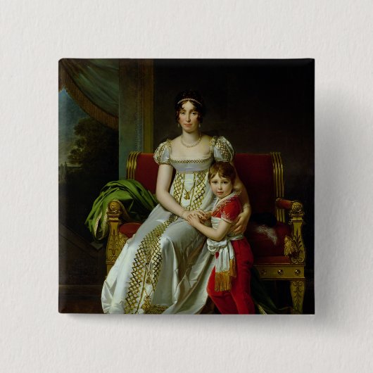 Hortense de Beauharnais und ihr Sohn Button (Vorderseite)