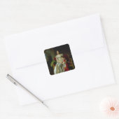 Hortense de Beauharnais und ihr Sohn Quadratischer Aufkleber (Umschlag)