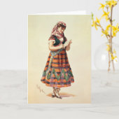 Hortense Schneider Karte (Gelbe Blume)