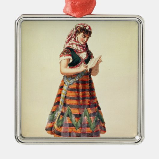 Hortense Schneider Ornament Aus Metall (Vorne)