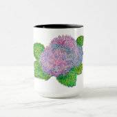 Hortensia Blume Tasse (Zentrum)