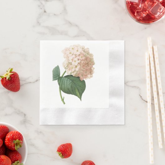 Hortensia(Hydrangea sp.) von Redouté Serviette (Beispiel)