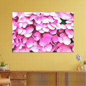 Hortensia Pink Petals Artistic Abstrakt Leinwanddruck (Insitu (Wohnzimmer))