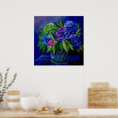 Hortensias 889011 poster (Küche)