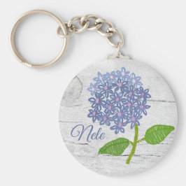  Hortensie, personalisiert   Schlüsselanhänger