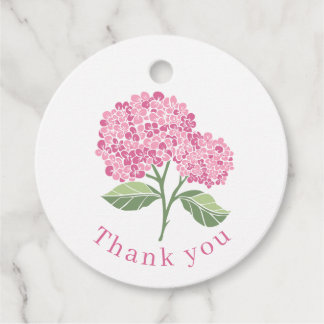 Hortensie Rosa Geschenkanhänger