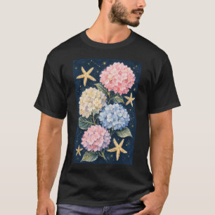 Hortensie und Seestern T-Shirt