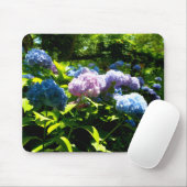 Hortensien-Blumen-Gel-Mauspad Mousepad (Mit Mouse)