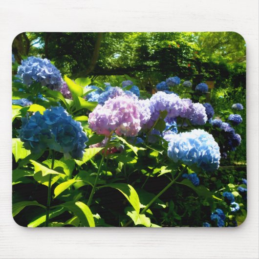 Hortensien-Blumen-Gel-Mauspad Mousepad (Vorne)
