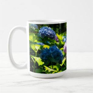 Hortensien-Blumengarten-Tasse Kaffeetasse