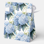 Hortensien-Blumenmuster Geschenkschachtel (Rückseite)