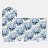 Hortensien-Blumenmuster Geschenkschachtel (Ungefaltet)