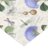 Hortensien-Collage Tischdecke (Schrägansicht)