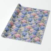 Hortensien-Garten-Geschenkpapier Geschenkpapier (Ungerollt)