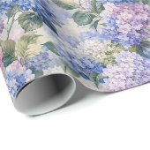 Hortensien-Garten-Geschenkpapier Geschenkpapier (Rolleneckpunkt)