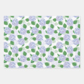 Hortensien-Geschenkpapier, blaues Blumen-Geschenkp Geschenkpapier Set (Vorderseite)