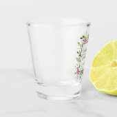 Hortensien-Hochzeit  Schnapsglas (Links)