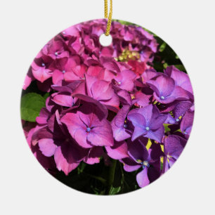 Hortensien Keramik Ornament
