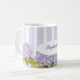 Hortensien Schattierungen von Violett Blau Kaffeetasse