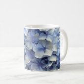 Hortensien-Tasse Kaffeetasse (VorderseiteRechts)