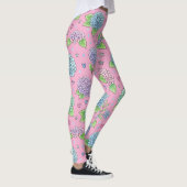 Hortensienblüte Leggings (Rechts)