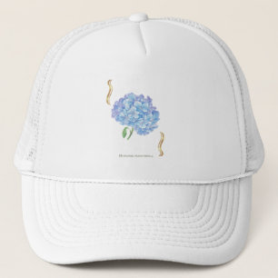 Hortensienblüte – Vintage-Botanische Blume Truckerkappe