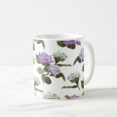 Hortensienblüten Kaffeetasse (VorderseiteRechts)