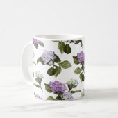Hortensienblüten Kaffeetasse (Vorderseite Links)