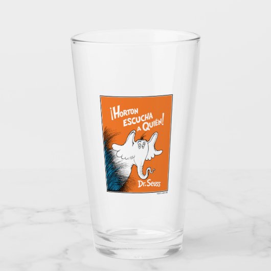 Horton Escucha A Quien Spanisches Buchcover Glas (Vorderseite)