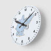 Horton Hears A Who | Horton Distressed Runde Wanduhr (Winkel)