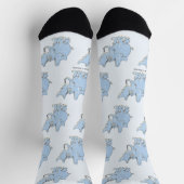 Horton Hears A Who | Horton Distressed Socken (Oben)