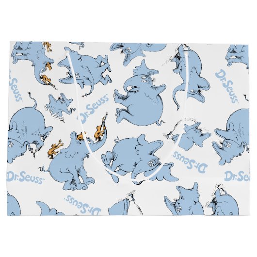 Horton Hears A Who Monkey Pattern Große Geschenktüte (Rückseite)