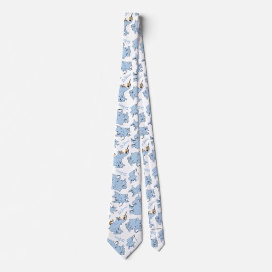 Horton Hears A Who Monkey Pattern Krawatte (Vorderseite)